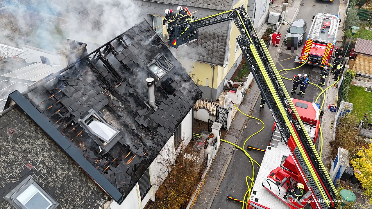 Dachstuhlbrand am 10.11.2024